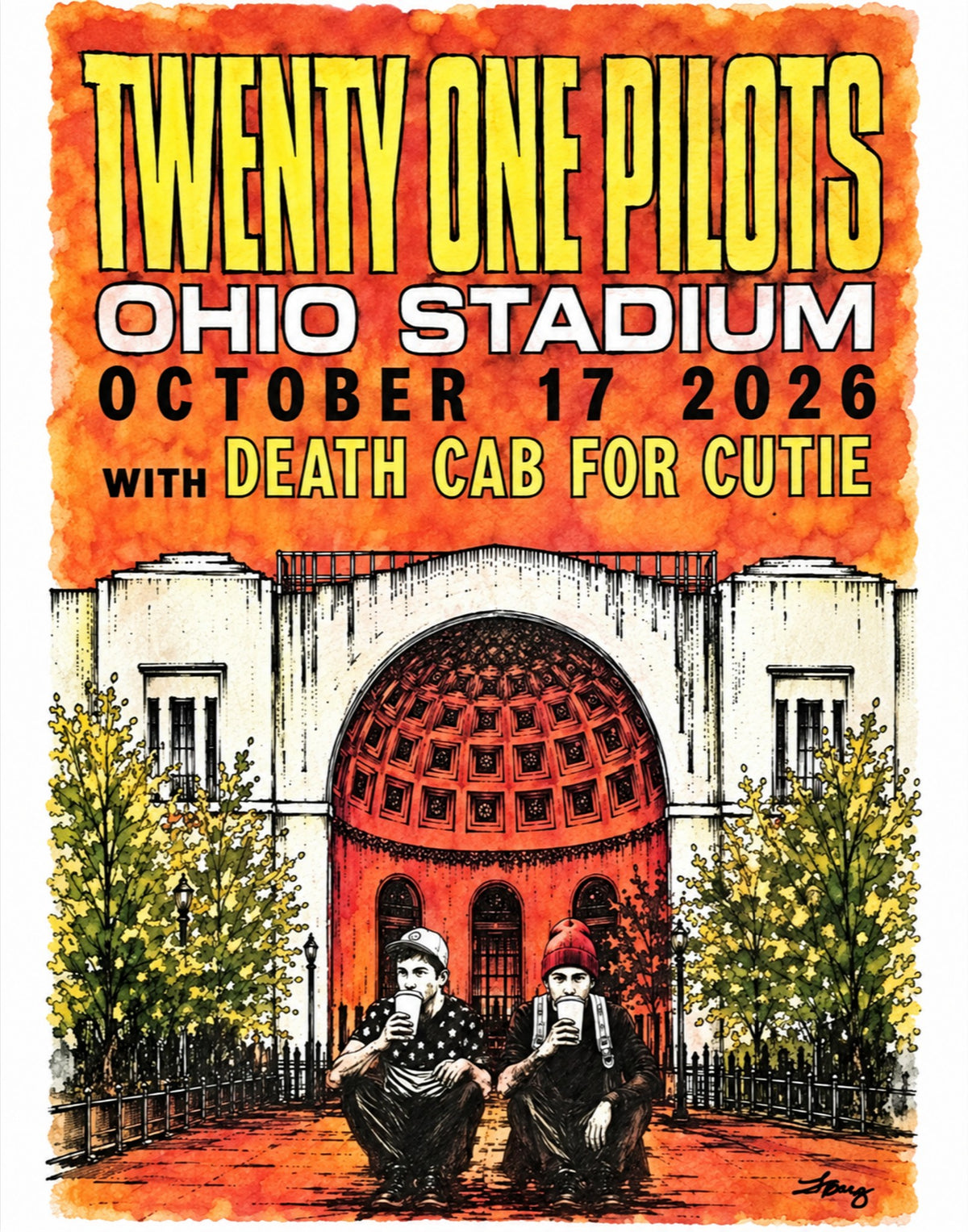 Twenty One Pilot Ohio Poster