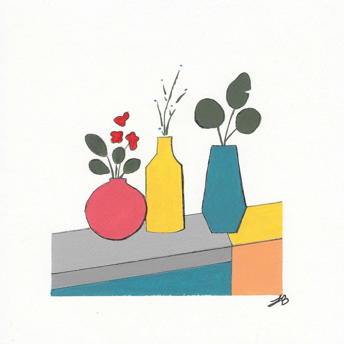 Three Little Vases