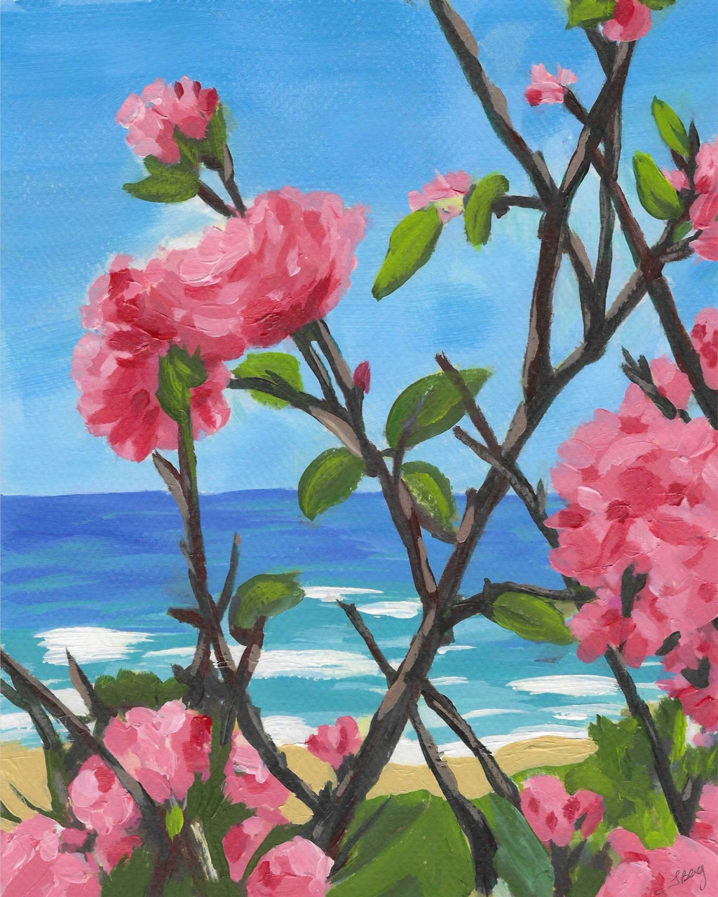 A View Through The Blooms