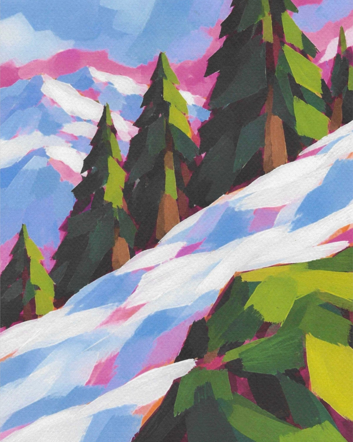 Between Snow And Pine