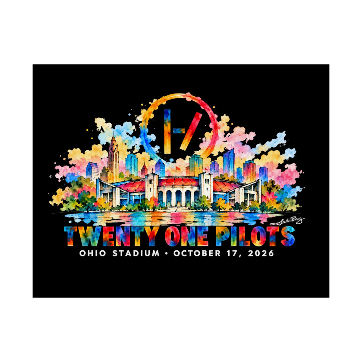 POSTER Twenty One Pilots Ohio Stadium Concert Poster