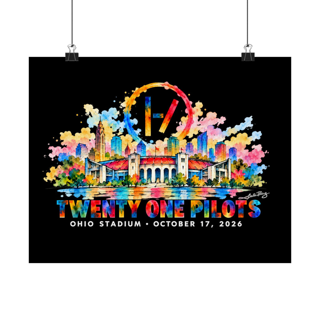 POSTER Twenty One Pilots Ohio Stadium Concert Poster