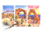 Arches at Sunset