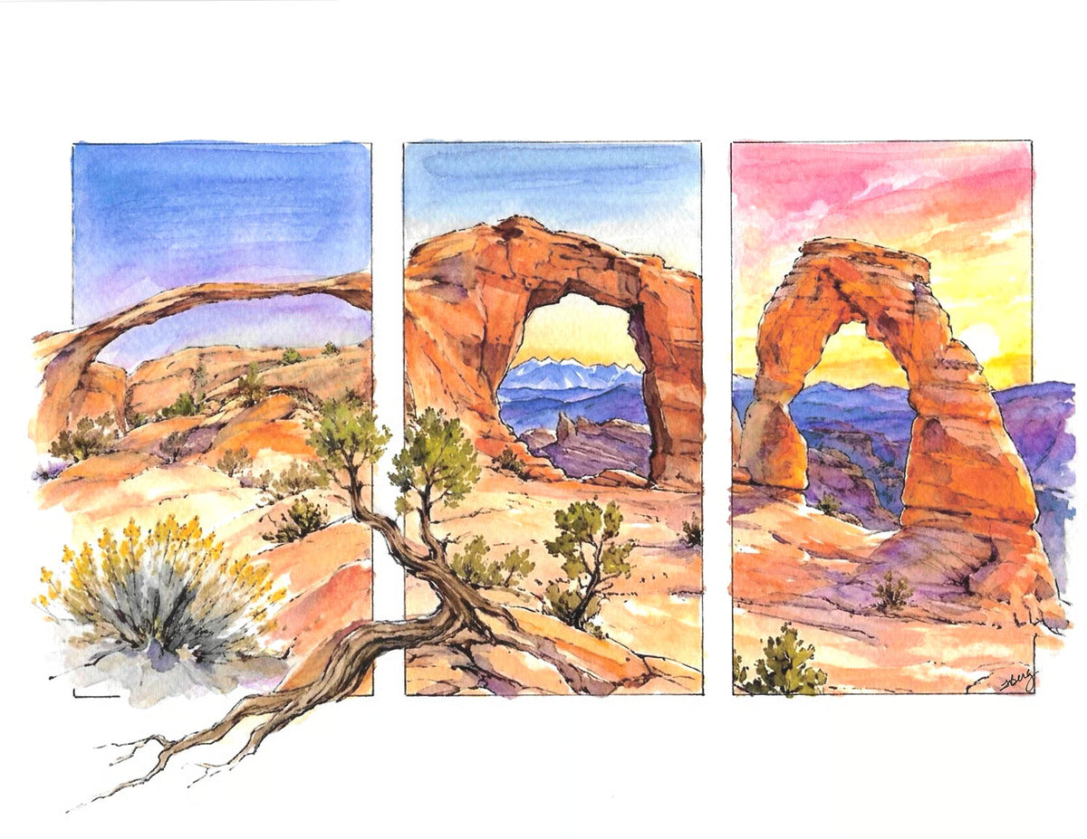 Arches at Sunset