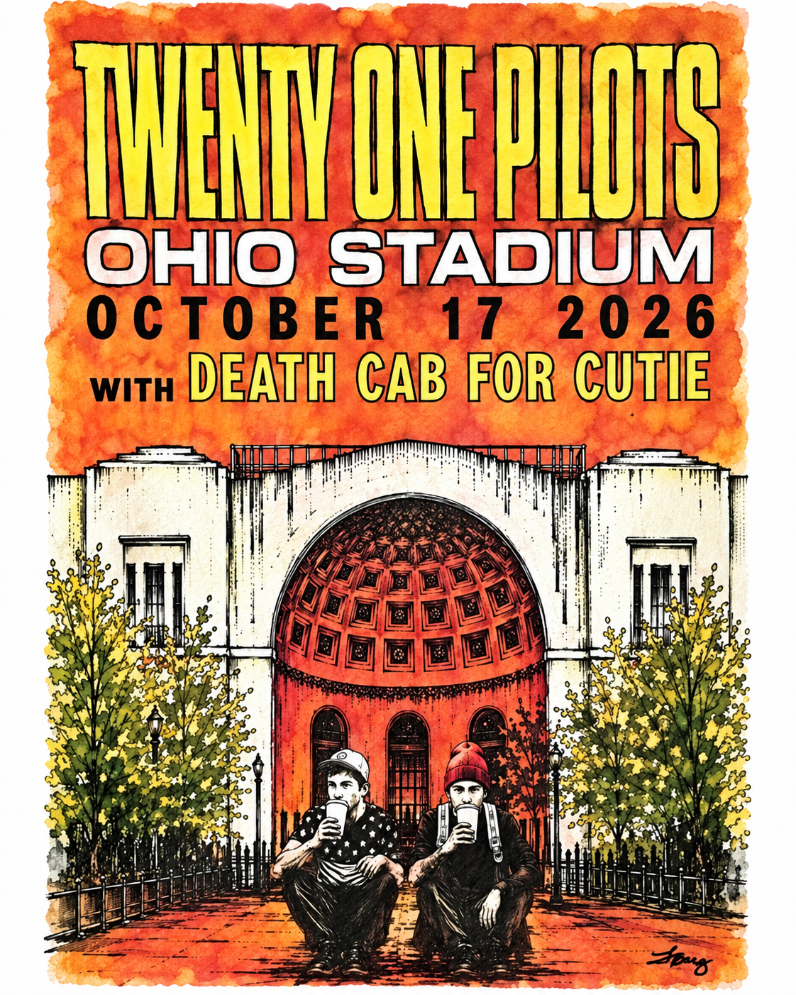 Twenty One Pilot Ohio Poster
