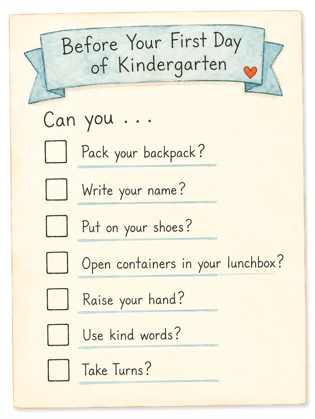 Nico Is Ready for Kindergarten