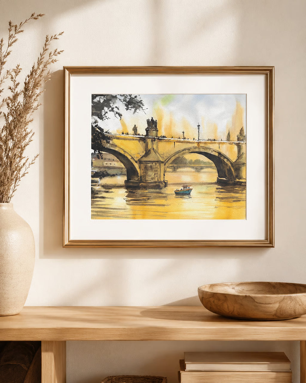Golden Bridge Reflections