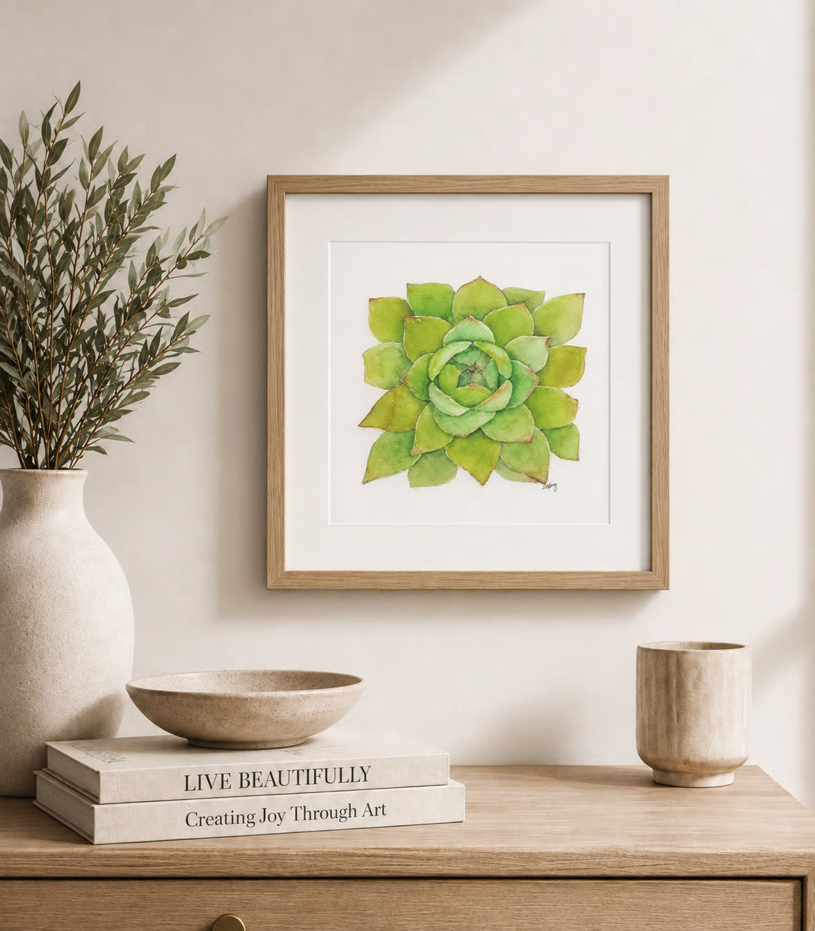 Green Rosette
