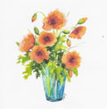 Poppies in Blue